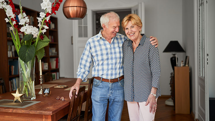 couple in house